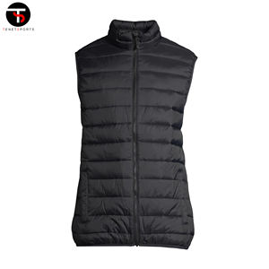 เสื้อกั๊กขนเป็ดแขนกุดสำหรับผู้ชายเสื้อแจ็คเก็ตกันลมให้ความอบอุ่นน้ำหนักเบา - Product Image 5