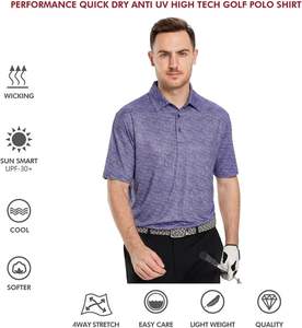 Polos informales de alta calidad OEM a precio de fábrica para hombre, Polo bordado transpirable de secado rápido a granel para Polo personalizado - Product Image 5
