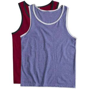 OEM nuevo estilo de moda de punto transpirable camisetas sin mangas de venta 2025 diseño personalizado 100% algodón Fitness Wear hombres de talla grande - Product Image 6