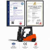 Forklift Listrik Lithium 4 Roda 3 Ton 3.5 Ton dengan Pemanas Baterai
