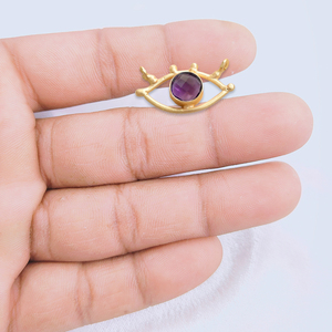 Mayorista Proveedor Tiny Turquesa Charm 925 Sterling Silver Evil Eye Marquise Gemstone Jewelry Collar Colgantes para regalo - Product Image 4