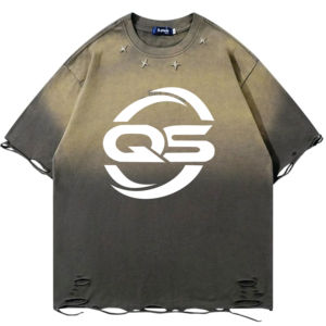 Camiseta Oversize de Algodón Grueso con Estampado Puff, de Secado Rápido, Antiarrugas, Transpirable, Estilo Urbano para Hombre, Lavado Ácido Stone - Product Image 5