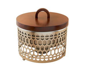 Ensemble de Buffet de Plats Ronds en Acier Inoxydable Chauffe-Plats Forme Ronde Chauffe-Plats Dorés de Haute Qualité - Product Image 6