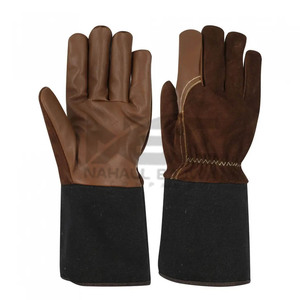 Gants de soudage Tig de haute qualité en peau de vache et en peau de chèvre avec gants de protection antidérapants résistants à la chaleur et ignifuges à l'argon - Product Image 5