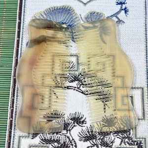 Peine de Pelo de Cuerno Orgánico Puro, Hecho a Mano, Duradero, Estilo Amor, Suave y Pulido, Anti-Frizz para el Cuidado Diario del Cabello - Product Image 4