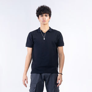 เสื้อโปโลแขนสั้นผู้ชาย, เสื้อยุทธวิธีกลางแจ้งแขนสั้นสีพื้นระบายอากาศสำหรับธุรกิจกอล์ฟ - Product Image 3