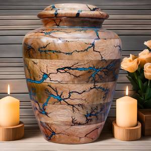 Best Urn <b>for</b> Human <b>Ashes</b> Large Cremation Adult <b>Ashes</b> Personalized <b>for</b> Funeral Box - Product Image 4