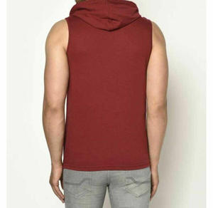 Venta superior Su propio logotipo Nuevo estilo Estilo único GYM Sudadera con capucha Cliente Precio bajo Gimnasio Sudaderas con capucha sin mangas Hombres - Product Image 2