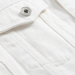 2023 ropa informal de Color sólido para hombre, chaqueta vaquera, ropa de calle, nueva moda, chaqueta vaquera cómoda para hombre - Product Image 5