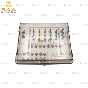 Ergonomic 40-Piece Dental <b>Drills</b> Kit with Stoppers <b>Guide</b> Pins Lance Pilot <b>Drills</b> Manual Surgical Tools - Product Image 2