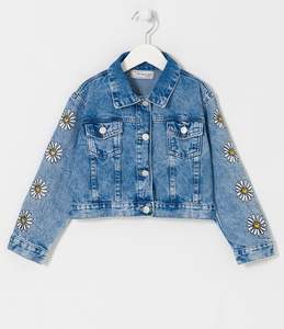 Chaqueta de Mezclilla de Alta Calidad para Mujer, Azul, Corte Ajustado, Manga Larga - Product Image 3