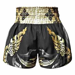 แฟชั่นใหม่กางเกงขาสั้นสไตล์ไทยปักลายสำหรับผู้ชายกางเกงมวย - Product Image 4