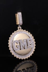 สร้อยคอจี้ฮิปฮอปประดับเพชร CZ แบบสแตนเลสสตีลสั่งทำพิเศษ - Product Image 4