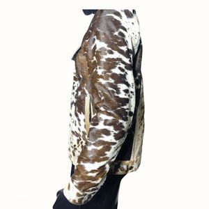 Chaqueta de Cuero Vacuno 100% Nueva con Cuello Alto y Logotipo Frontal para Hombre, Chaqueta de Invierno Cortavientos y Transpirable de Estilo Casual para Hombre - Product Image 3