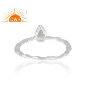 Nouvelle tendance 925 argent naturel péridot pierre précieuse bague bijoux personnalisés pour les femmes cadeau pour elle - Product Image 2
