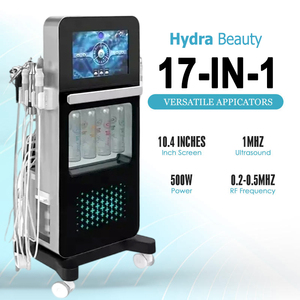 8+9 Hydra 17 in 1 Aqua Peeling Skin Hydro Dermabrasion Facial <strong>Machine</strong> Spa Salon Equipment Hydra Beauty <strong>Machine</strong> - Product Image 1