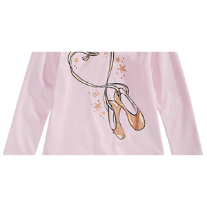 Epic Threads T-shirt rosa per bambine con scritta 'Ballet Slippers', taglia 2T, abbigliamento per bambini - Product Image 3