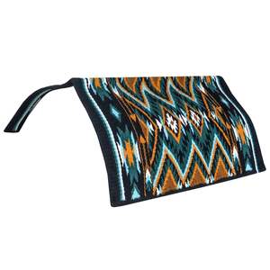 Handmade western saddle <b>blanket</b> soft wool horse pad custom logo show quality trail riding ranch tack cowboy rodeo breathable - Product Image 2