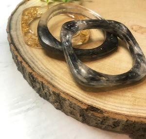 Juego de Brazaletes Geométricos de Resina Hechos a Mano, Accesorios de Joyería de Moda Coloridos para Mujer, Pulseras Acrílicas Gruesas de Moda - Product Image 2