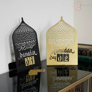 Calendario de Cuenta Regresiva para el Ramadán Musulmán, Decoración Metálica, Impermeable y Duradera, Eid Mubarak - Product Image 2