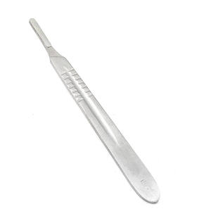 Mango de bisturí quirúrgico de alta calidad Cuchillo manual de acero inoxidable de un buen vendedor Haga su propio mango de bisturí quirúrgico - Product Image 1