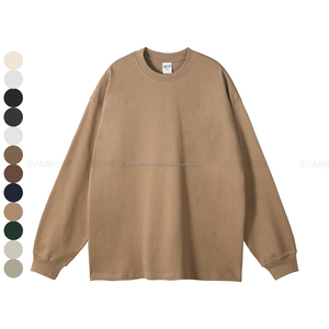 Fabricants de vêtements de rue unisexes de haute qualité personnalisés, t-shirt à col rond pour l'extérieur, tissu 100% coton, t-shirt uni pour hommes - Product Image 1