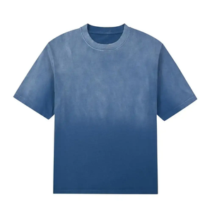 T-shirt de luxe pour homme 100 % coton, coupe oversize, haute qualité, col rond personnalisé, écologique, respirant, couleur unie, séchage rapide, ample - Product Image 4