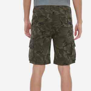 Shorts cargo en nylon personnalisés avec logo pour hommes, streetwear surdimensionné, utilitaire, multi-poches, décontracté d'été - Product Image 4