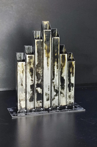 แจกันดอกไม้อลูมิเนียมทรงคลาสสิกสไตล์โบราณเหมาะสำหรับการจัดดอกไม้แบบดั้งเดิมและการตกแต่งบ้าน - Product Image 5