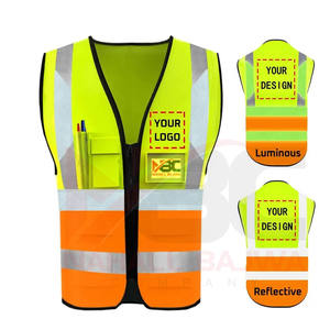 Chaleco Ropa DE SEGURIDAD Seguridad de tráfico Fabricante de alta visibilidad Chaleco salvavidas. - Product Image 4