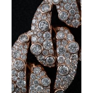 SHREYA DIAM Collier Hip Hop en Argent Sterling 925, Chaîne Maille Cubaine 26mm avec Moissanite Sertie Griffe, Bijoux de Rappeur Chic - Product Image 2