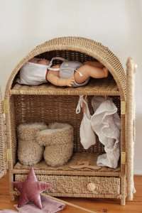 Nouvelle arrivée mini armoire en rotin naturel fait main pour enfant, meubles pour enfants, fabriqués en usine de gros au Vietnam durable - Product Image 3