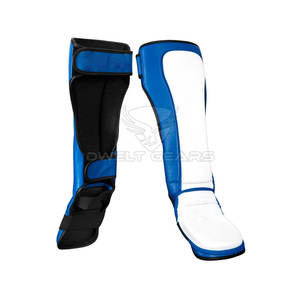 Nuevas Espinilleras de Boxeo de Cuero 2025, Profesionales, Ajustables, Cómodas, Protectoras, Color y Logotipo Personalizables, Se Acepta OEM - Product Image 2