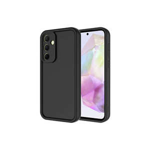 Funda de Silicona con Diseño de Piña para Samsung Galaxy A35, Ajuste Delgado, Cubierta Suave de TPU con Protección de Cámara, Color Negro - Product Image 1