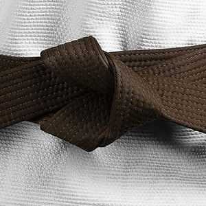 Ceintures promotionnelles marron BJJ Gi 100% coton nom et logo personnalisés broderie Durable pour la formation Bjj Gi ceintures à des prix très bas - Product Image 6