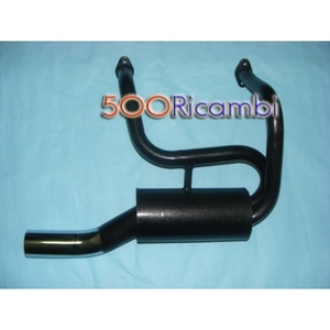 Système d'échappement de tuning FIAT 500 F/L EPOCA MARMITTA SPORTIVA 1 SCARICO 63mm pour ABARTH 695 CORSA CROMATA MOTORE 500cc - Product Image 1