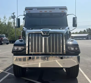 LISTO PARA ENVIAR 2023 2024 2025 Camión Volquete Usado Western Star 4700 Cummins 370HP Turbo Volante a la Izquierda Cuero Aleación de Aluminio Automático - Product Image 3
