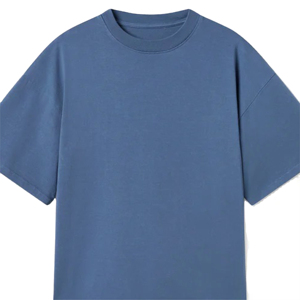 Camiseta de manga corta de gran tamaño con cuello redondo de fibra de bambú y algodón 100% de 200gsm de alta calidad para hombre con logotipo personalizado con patrón sólido - Product Image 6