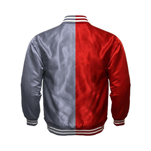 Venta caliente de invierno de moda de satén de seda chaquetas al por mayor de alta calidad de bombardero bordado chaquetas de satén - Product Image 2