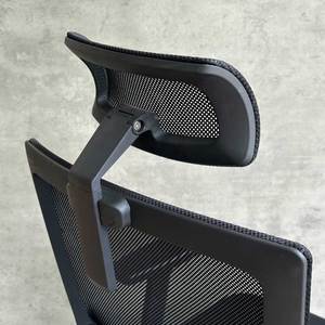 Chaise de bureau ergonomique confortable en maille avec appui-tête et tissu respirant tissé - Product Image 6