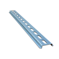 Rail DIN de haute qualité 35 mm en alliage d'aluminium, bande de montage pour panneau de commande, support pour bornier, relais et disjoncteur