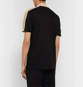 เสื้อโปโลแขนสั้นของผู้ชายเสื้อคอตตอนแบบ100% สไตล์วินเทจผ้าไหมพิมพ์โลโก้สกรีนออกแบบได้ตามต้องการ2025 - Product Image 3