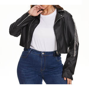 Vestes en cuir pour femmes du Pakistan Vestes en cuir pour femmes de haute qualité à la mode pour femmes Taille personnalisée en cuir de mouton d'origine - Product Image 2