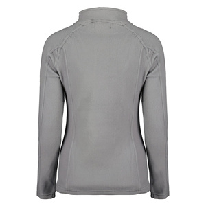 Chaqueta con cremallera de lana especial de invierno de lujo para mujer chaqueta con cremallera de cuarto transpirable de peso pesado suave con logotipo personalizado - Product Image 3