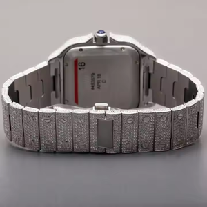 New Design Luxury Bling Full Vvs Moissanite Diamond Stainless Steel <b>Mechanical</b> Automatic Movement <b>Watches</b> <b>for</b> <b>Men</b> Women - Product Image 4