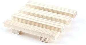 Cubierta de Jabón de Bambú de Madera Natural, Soporte de Bandeja, Estante de Almacenamiento de Jabón, Tablero de Baño, Tablero de Ducha - Product Image 2