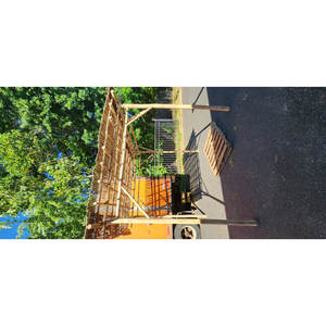 Pergola en bois massif DreamCraft 10 pi L x 10 pi P, construction de jardin facile à assembler, résistante au vent et aux rongeurs, pression naturelle 4x4 - Product Image 4