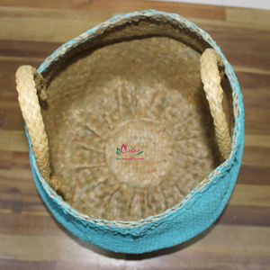 Cestas de almacenamiento de mimbre y hoja de palma hechas a mano por Artex Dong Thap para uso en cocina y regalos - Product Image 2