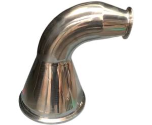Raccord coudé à <span class=keywords><strong>90</strong></span> <span class=keywords><strong>degrés</strong></span> en acier inoxydable 6 pouces-2 pouces pour machines à boissons et à vin, accessoires d'équipement de distillation - Product Image 1