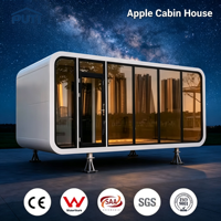 Cabine portable Apple de 20 pieds pour l'hôtellerie, idéale pour les mariages, les salons d'hôtes, les bureaux de billetterie et les réceptions de festivals